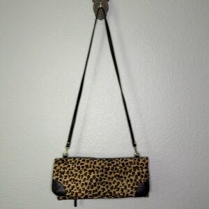 Pietro Alessandro New York Leopard Animal Print Crossbody
